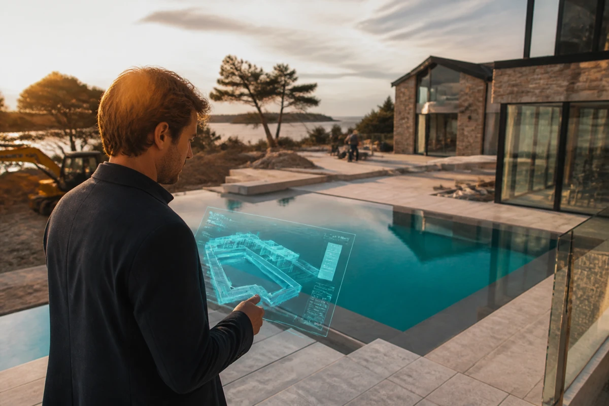 Piscine design haut de gamme Saint-Jacques-de-la-Lande