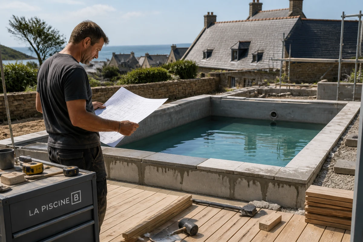 Réalisation d'une piscine à PACE